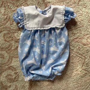 Cecil and Lou bunny bubble 9 months